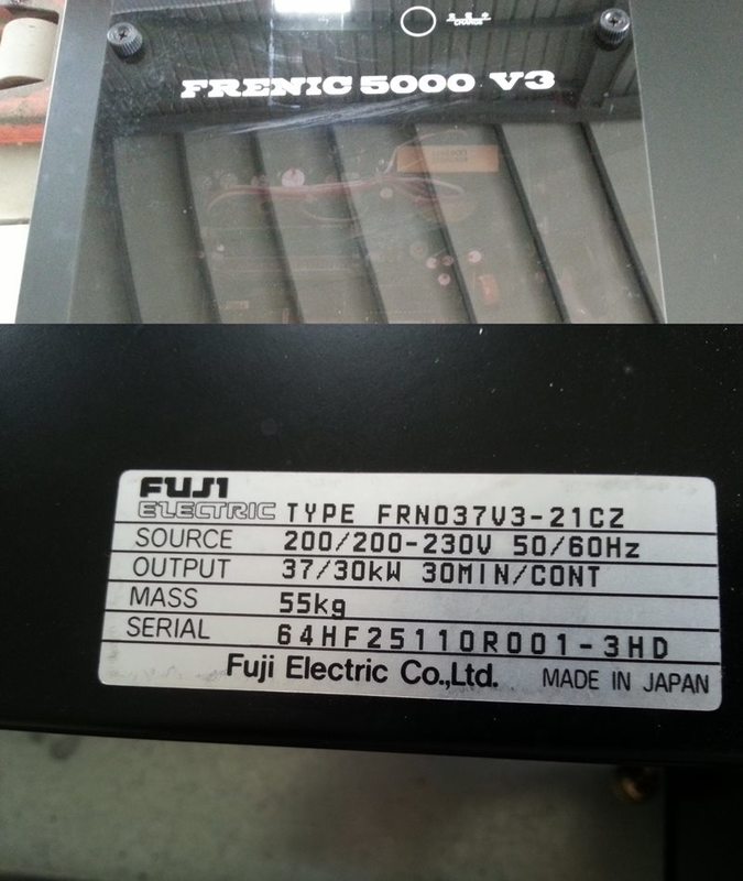 FUJI FRENIC 5000 V3 FRN037V3-21CZ Drives-AC Spindle - PLC DCS